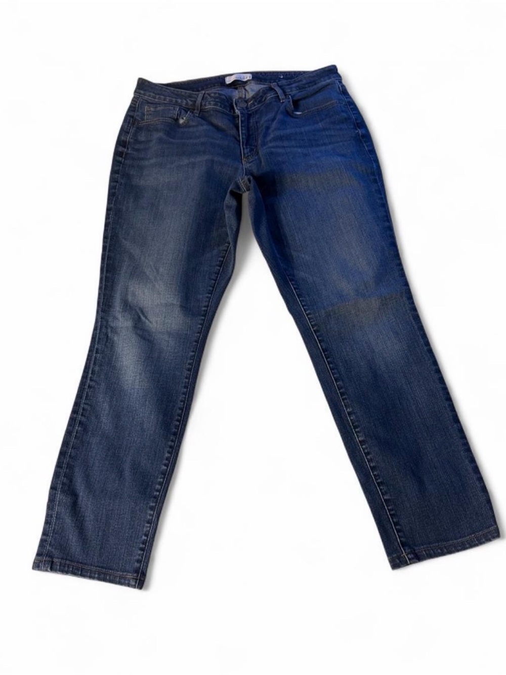 Ann Taylor curvy skinny Indigo Straight Leg Jeans